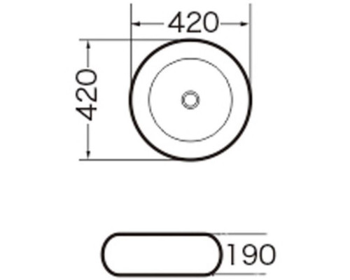 Заказать Раковина-чаша Grossman 42 GR-3010 Белая в магазине сантехники Santeh-Crystal.ru