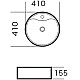 Заказать Раковина-чаша Grossman 41 GR-3012 Белая в магазине сантехники Santeh-Crystal.ru