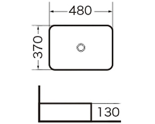 Купить Раковина-чаша Grossman 48 GR-3016 Белая в магазине сантехники Santeh-Crystal.ru