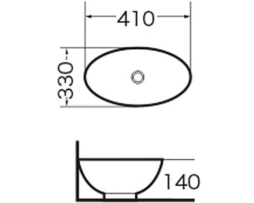 Купить Раковина-чаша Grossman 41 GR-3018 Белая в магазине сантехники Santeh-Crystal.ru