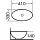 Купить Раковина-чаша Grossman 41 GR-3018 Белая в магазине сантехники Santeh-Crystal.ru