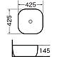 Купить Раковина-чаша Grossman 43 GR-3019 Белая в магазине сантехники Santeh-Crystal.ru