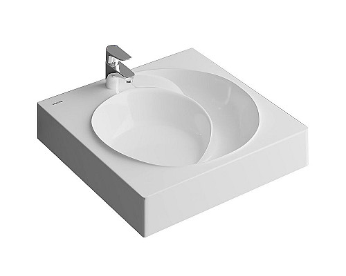 Заказать Раковина Grossman Neo 60 2606001 на стиральную машину Белая в магазине сантехники Santeh-Crystal.ru