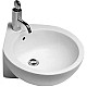 Купить Раковина Hatria You and Me 46 R Y0H701 угловая Белая в магазине сантехники Santeh-Crystal.ru