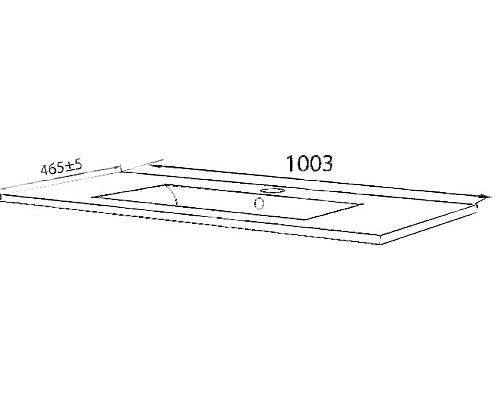 Заказать Раковина Iddis 100 0131000i28 Белая в магазине сантехники Santeh-Crystal.ru