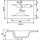 Купить Раковина Iddis 60 0136000i28 Белая в магазине сантехники Santeh-Crystal.ru