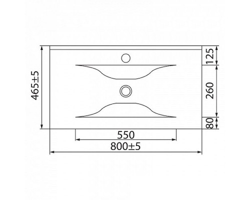 Заказать Раковина Iddis 80 0138000i28 Белая в магазине сантехники Santeh-Crystal.ru
