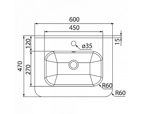 Заказать Раковина Iddis IDDIS 60 0106000i28 Белая в магазине сантехники Santeh-Crystal.ru