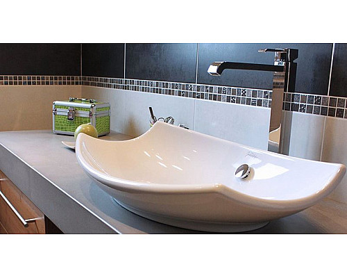 Заказать Раковина-чаша Jacob Delafon Leaf 60 E1186-00 Белая в магазине сантехники Santeh-Crystal.ru