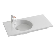 Раковина Jacob Delafon Odeon Rive Gauche 100 EXAU112-Z-00 Белая