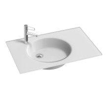 Раковина Jacob Delafon Odeon Rive Gauche 80 EB2562-DE1 Белая матовая