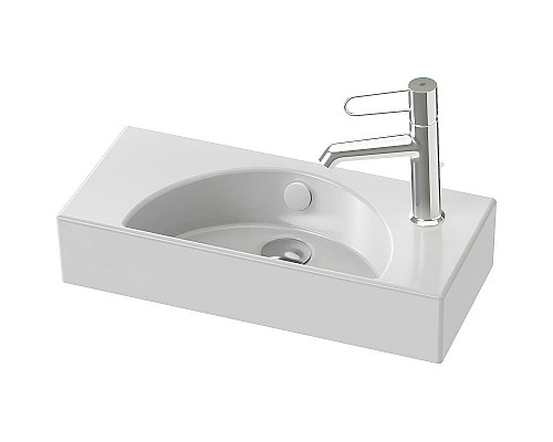 Купить Раковина Jacob Delafon Odeon Rive Gauche 50 R EGO112-56-00 Белая в магазине сантехники Santeh-Crystal.ru