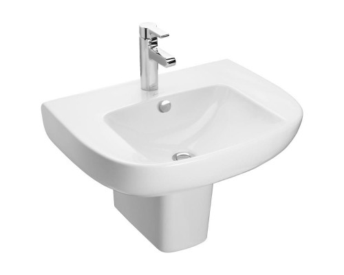 Купить Раковина Jacob Delafon Odeon Up 56 E4737-00 Белая в магазине сантехники Santeh-Crystal.ru