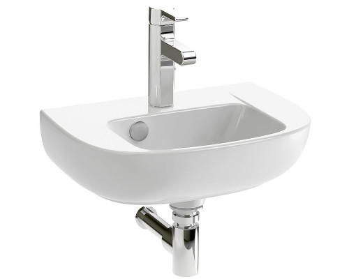 Приобрести Раковина Jacob Delafon Odeon Up 45 E4760-00 Белая в магазине сантехники Santeh-Crystal.ru