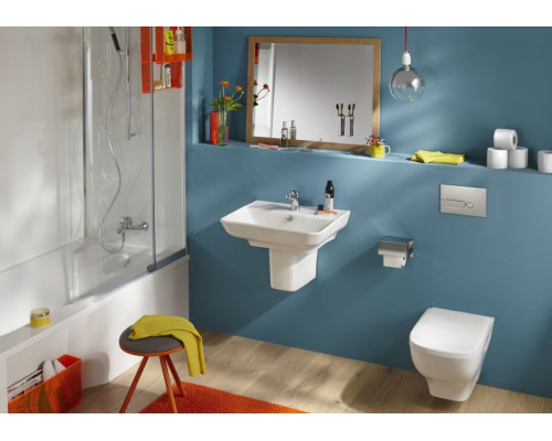 Приобрести Раковина Jacob Delafon Struktura 65 EGC112-00 Белая в магазине сантехники Santeh-Crystal.ru