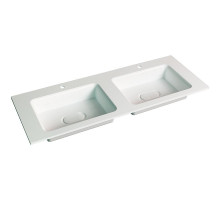 Раковина Jorno Modul 120 Mol.08.120/W двойная Белая