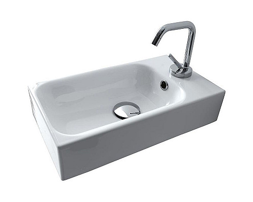 Купить Раковина Kerasan Cento 45 353701Rx1 Белая в магазине сантехники Santeh-Crystal.ru