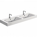 Раковина Kerasan Cento 140 353601x1 двойная Белая Раковина Kerasan Cento 140 353601x1 двойная Белая