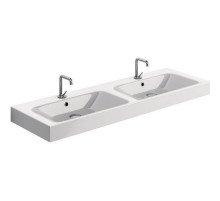 Раковина Kerasan Cento 140 353601x1 двойная Белая