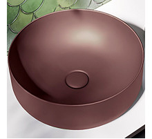 Раковина-чаша Kerasan Nolita 40 534475 Borgogna matt