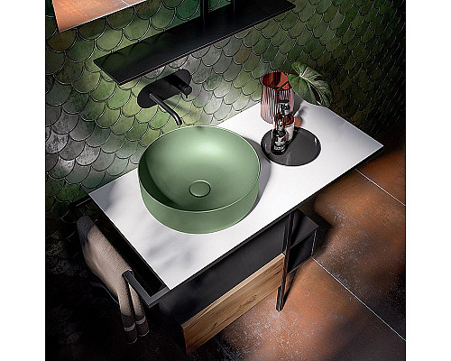 Santeh-Crystal.ru: Раковина-чаша Kerasan Nolita 40 534411 Verde muschio Заказать Раковина-чаша Kerasan Nolita 40 534411 Verde muschio в магазине сантехники Santeh-Crystal.ru