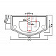 Купить Раковина Kerasan Retro 100 105001x3 Белая в магазине сантехники Santeh-Crystal.ru