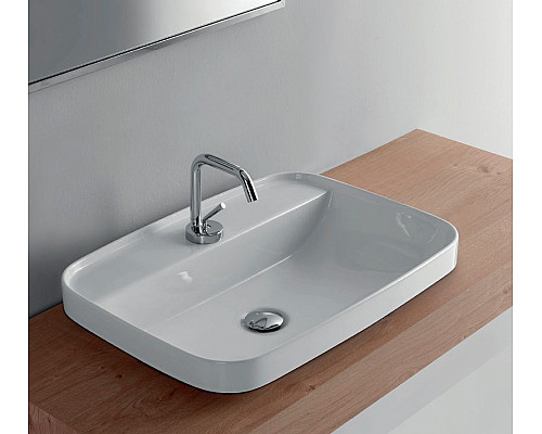 Santeh-Crystal.ru: Раковина Kerasan Tribeca 60 514201x1 Белая Приобрести Раковина Kerasan Tribeca 60 514201x1 Белая в магазине сантехники Santeh-Crystal.ru