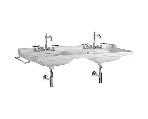 Santeh-Crystal.ru: Раковина Kerasan Waldorf 150 4143K1bi/crx3 двойная Белая Купить Раковина Kerasan Waldorf 150 4143K1bi/crx3 двойная Белая в магазине сантехники Santeh-Crystal.ru