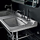 Купить Раковина Kerasan Waldorf 150 4143K1bi/crx3 двойная Белая в магазине сантехники Santeh-Crystal.ru