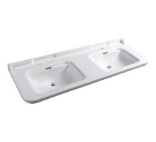 Раковина Kerasan Waldorf 150 4143K1bi/crx1 двойная Белая