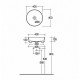 Раковина накладная Kludi Resa R 40 58CW1039 цвет Черный матовый