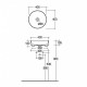 Раковина накладная Kludi Resa R 40 58CW1043 цвет Белый