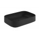 Раковина накладная Kludi Resa S 60 58CW4039 цвет Черный матовый