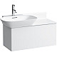 Купить Раковина Laufen Ino 90 L 8.1330.2.000.104.1 Белая в магазине сантехники Santeh-Crystal.ru