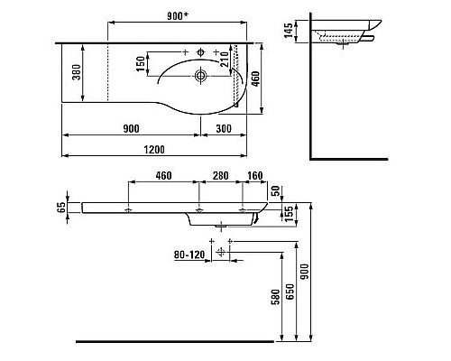 Santeh-Crystal.ru: Раковина Laufen Palace New 120 R 8.1670.5.000.104.1 Белая Приобрести Раковина Laufen Palace New 120 R 8.1670.5.000.104.1 Белая в магазине сантехники Santeh-Crystal.ru