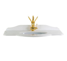 Столешница под раковину Migliore Amelia 100 27775 Bianco Cristallino