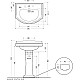 Приобрести Раковина Migliore Bella 69 20606 Белая в магазине сантехники Santeh-Crystal.ru