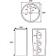 Купить Раковина Mira 46 MR-4747NP Белая в магазине сантехники Santeh-Crystal.ru