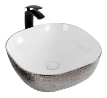 Раковина-чаша Mira 43 MR-4343WS Белая Серебро
