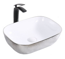 Раковина-чаша Mira 46 MR-4632WS Белая Серебро