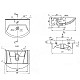 Приобрести Раковина Owl 1975 Альфа 55 195452 Белая в магазине сантехники Santeh-Crystal.ru