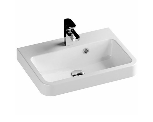 Купить Раковина Ravak Be Happy II 55 XJA01155000 Белая в магазине сантехники Santeh-Crystal.ru