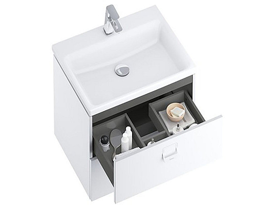 Купить Раковина Ravak Comfort 60 XJX01260001 Белая в магазине сантехники Santeh-Crystal.ru