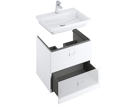 Купить Раковина Ravak Comfort 60 XJX01260001 Белая в магазине сантехники Santeh-Crystal.ru