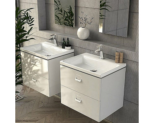 Купить Раковина Ravak Comfort 60 XJX01260001 Белая в магазине сантехники Santeh-Crystal.ru