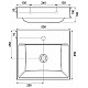 Купить Раковина Ravak Natural 50 XJO01250000 Белая в магазине сантехники Santeh-Crystal.ru