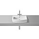 Купить Раковина Roca Hall 55 327881000 Белая в магазине сантехники Santeh-Crystal.ru