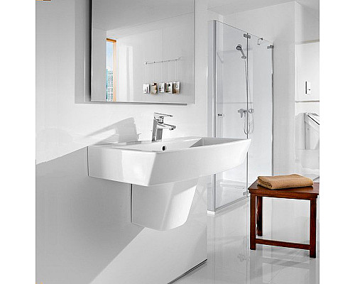 Купить Раковина Roca Hall 55 327881000 Белая в магазине сантехники Santeh-Crystal.ru