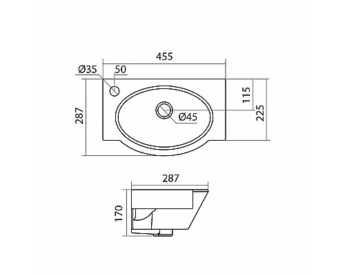 Santeh-Crystal.ru: Раковина Santek Форум 45 L 1WH110542 Белая Заказать Раковина Santek Форум 45 L 1WH110542 Белая в магазине сантехники Santeh-Crystal.ru