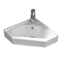 Раковина SantiLine 55 SL-2020 угловая Белая